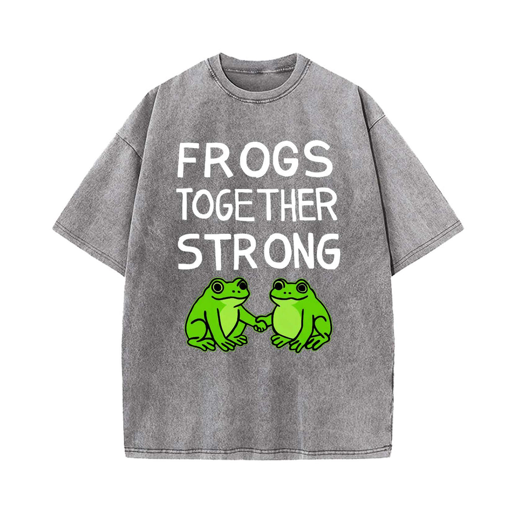 Frogs Together Strong Protest Shirt T-shirt