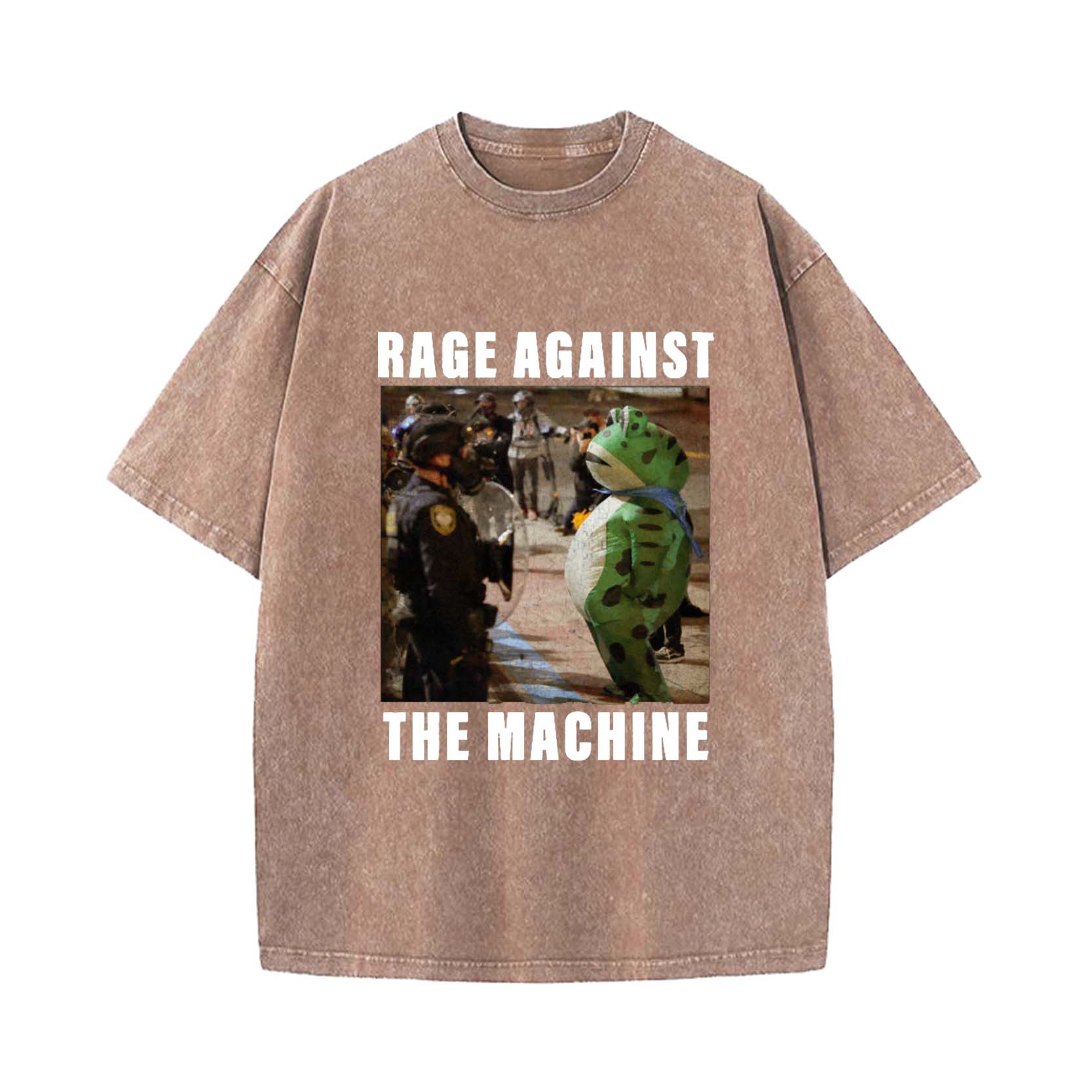 Vintage Portland-Frog Protest Rage Against Machine T-Shirt