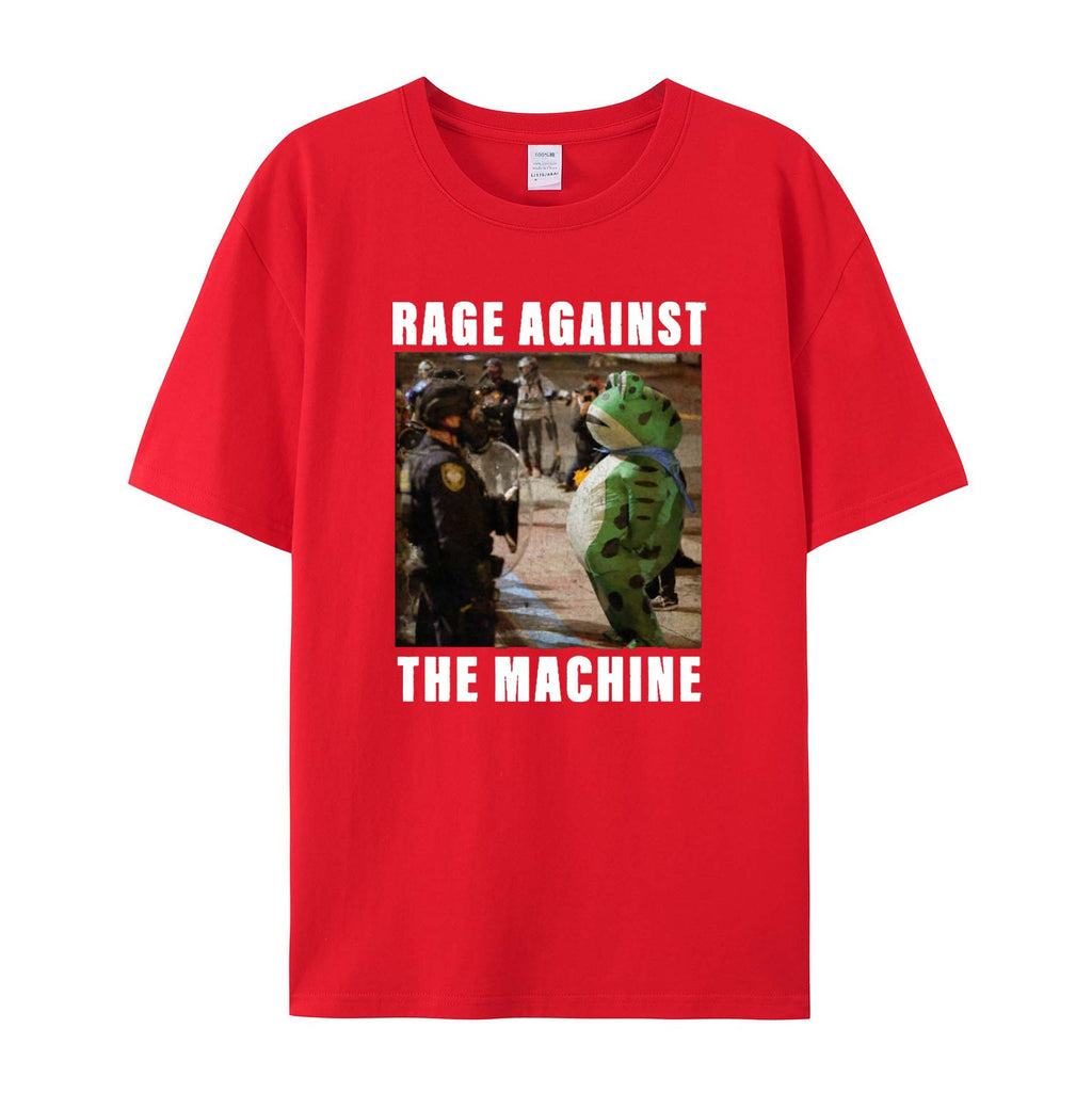 Frogs Together Strong Protest Shirt Cotton T-Shirts