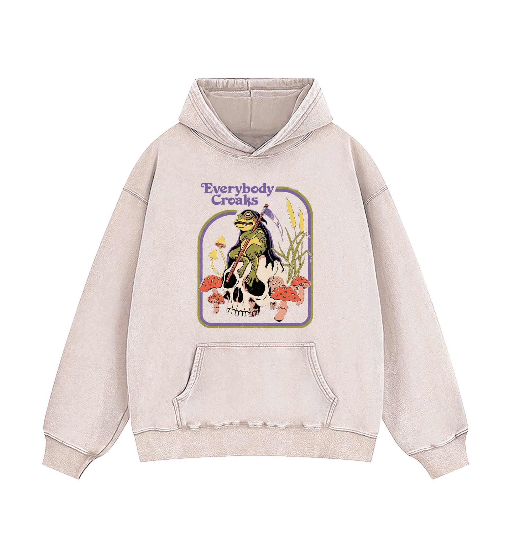 Halloween Retro washed Hoodie