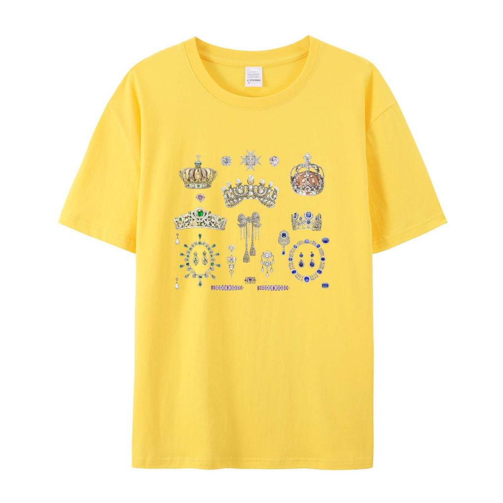 Louvre Stolen Crown Jewels Of Paris Cotton T-Shirts