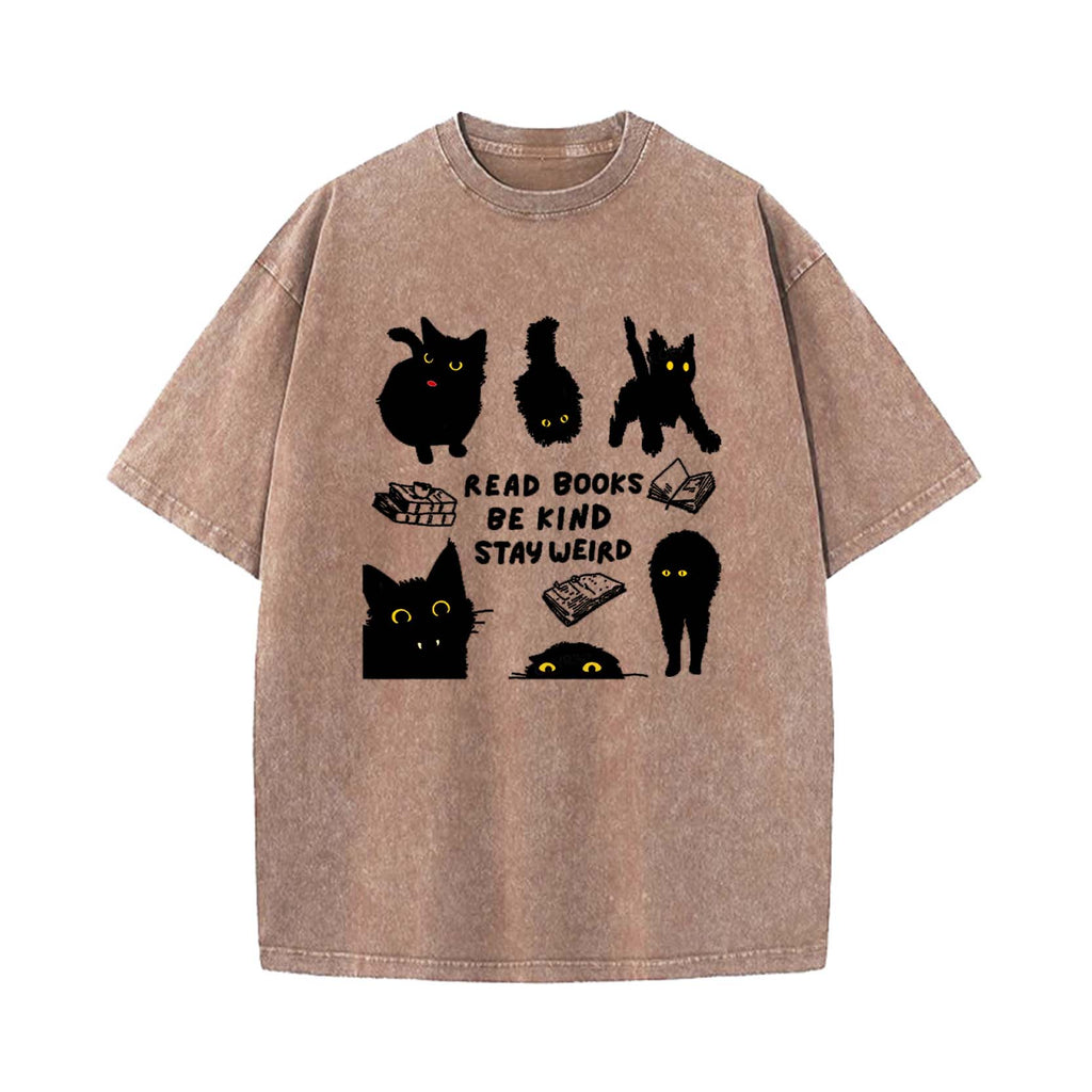 Read Books Be Kind Stay Weird T-shirt