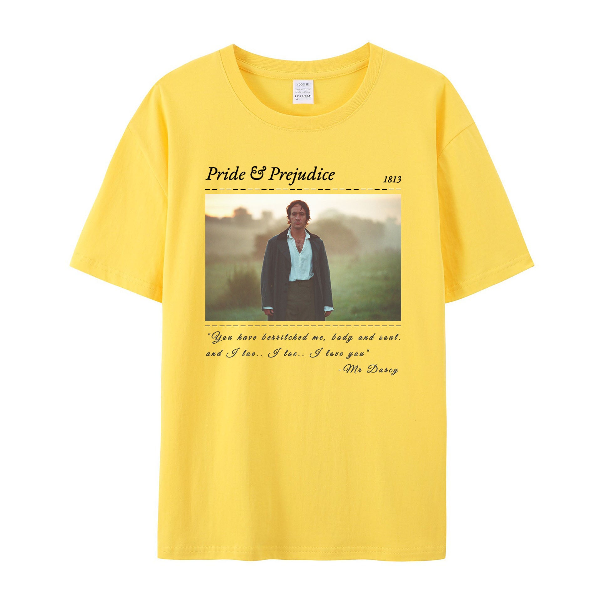 PRIDE & PREJUDICE YOU HAVE BEWITCHED ME TEE COLLEN T-SHIRT