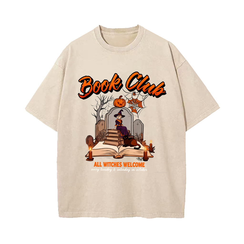 Comfort Colors Witchy Book Club Halloween T-Shirt