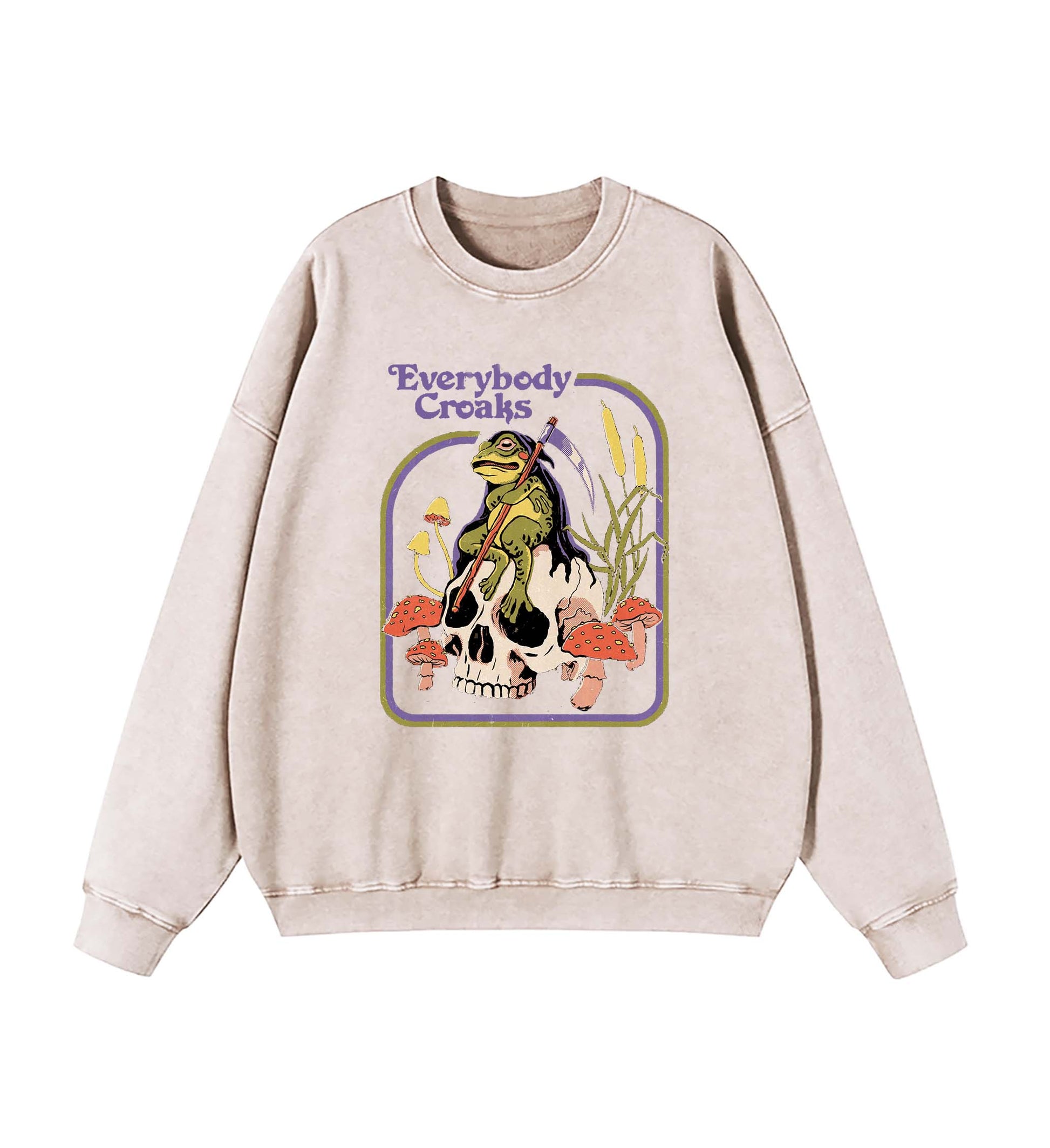 Halloween Retro Washed Sweatshirt