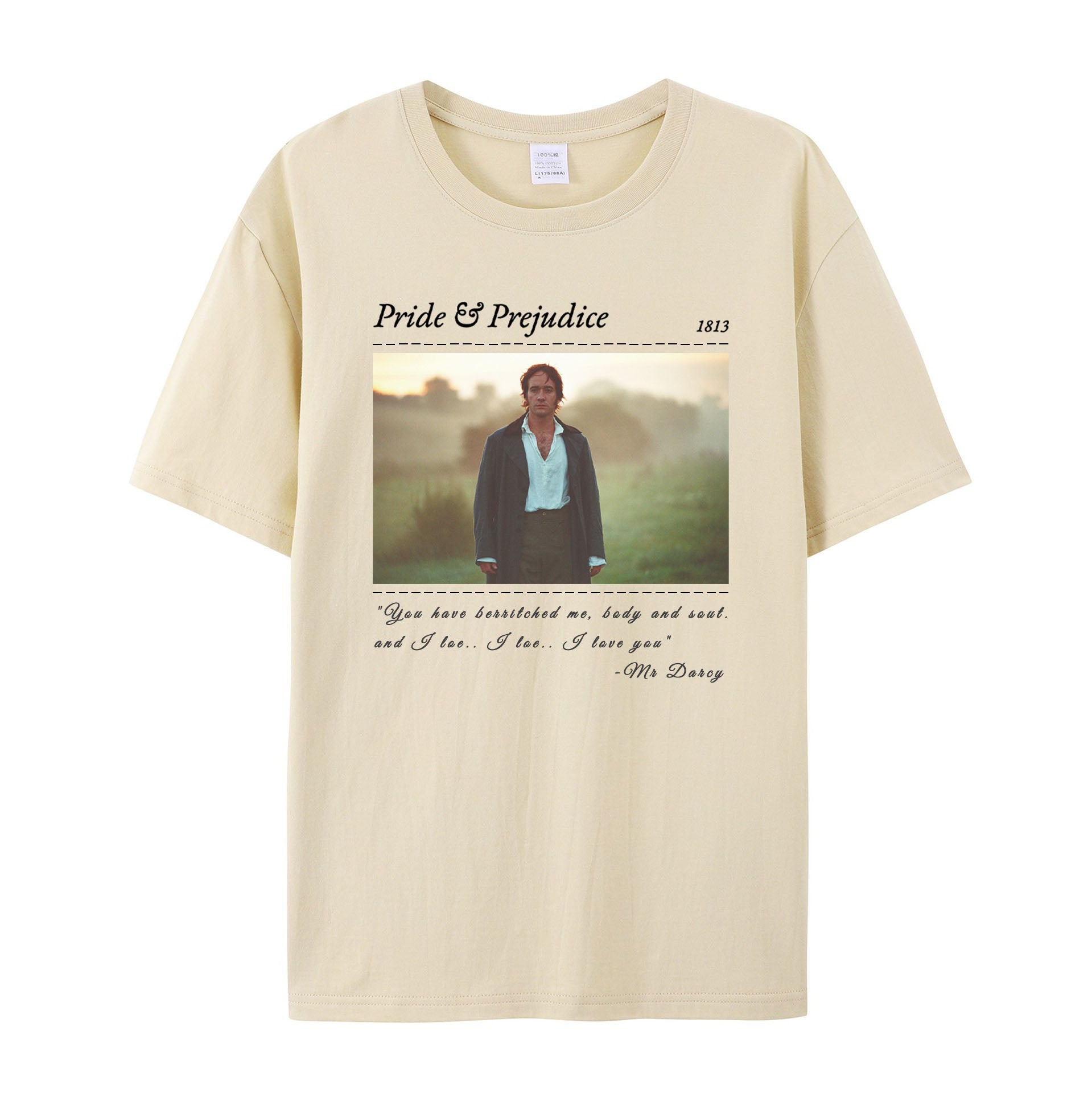 PRIDE & PREJUDICE YOU HAVE BEWITCHED ME TEE COLLEN T-SHIRT