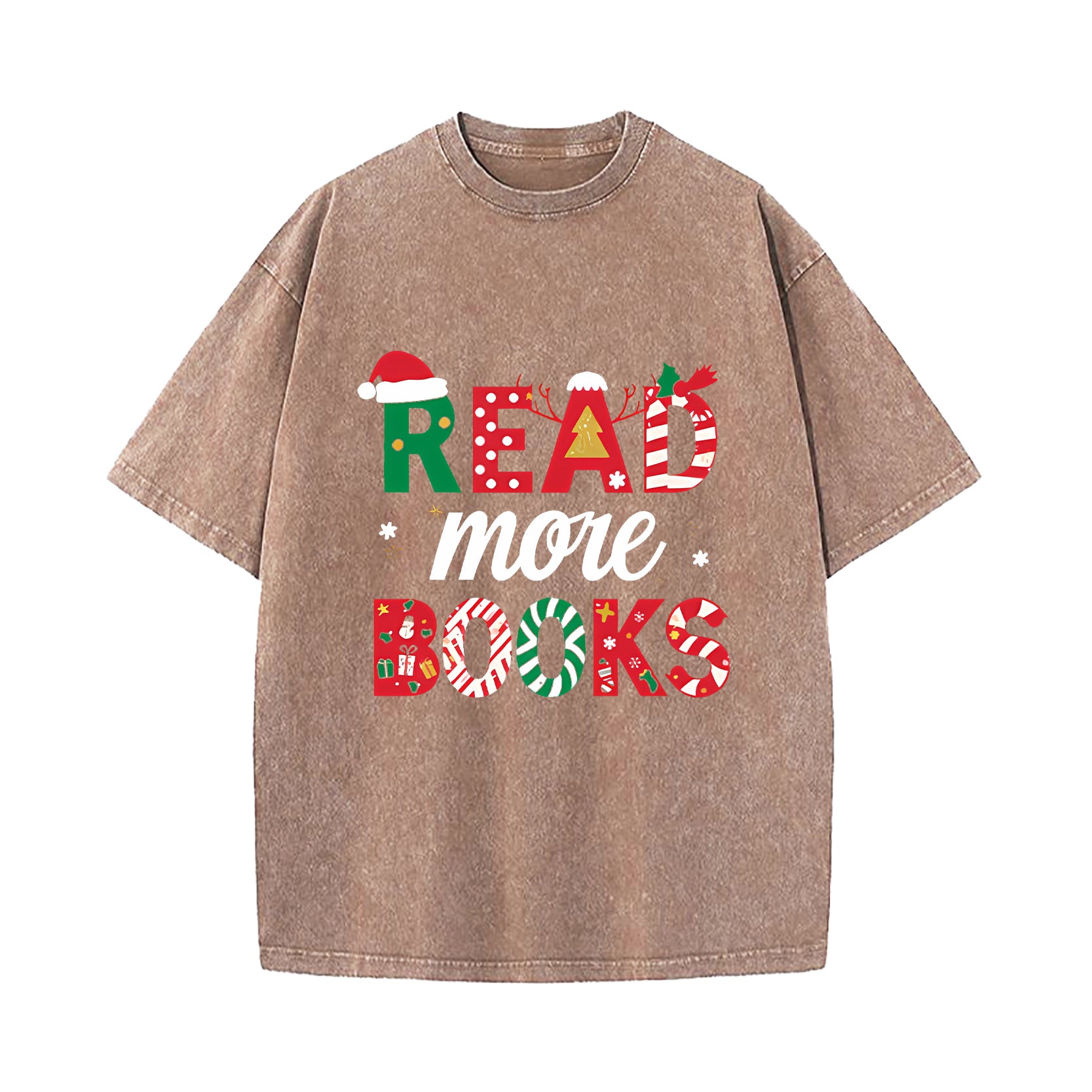 read more books christmas reading book T-Shirt