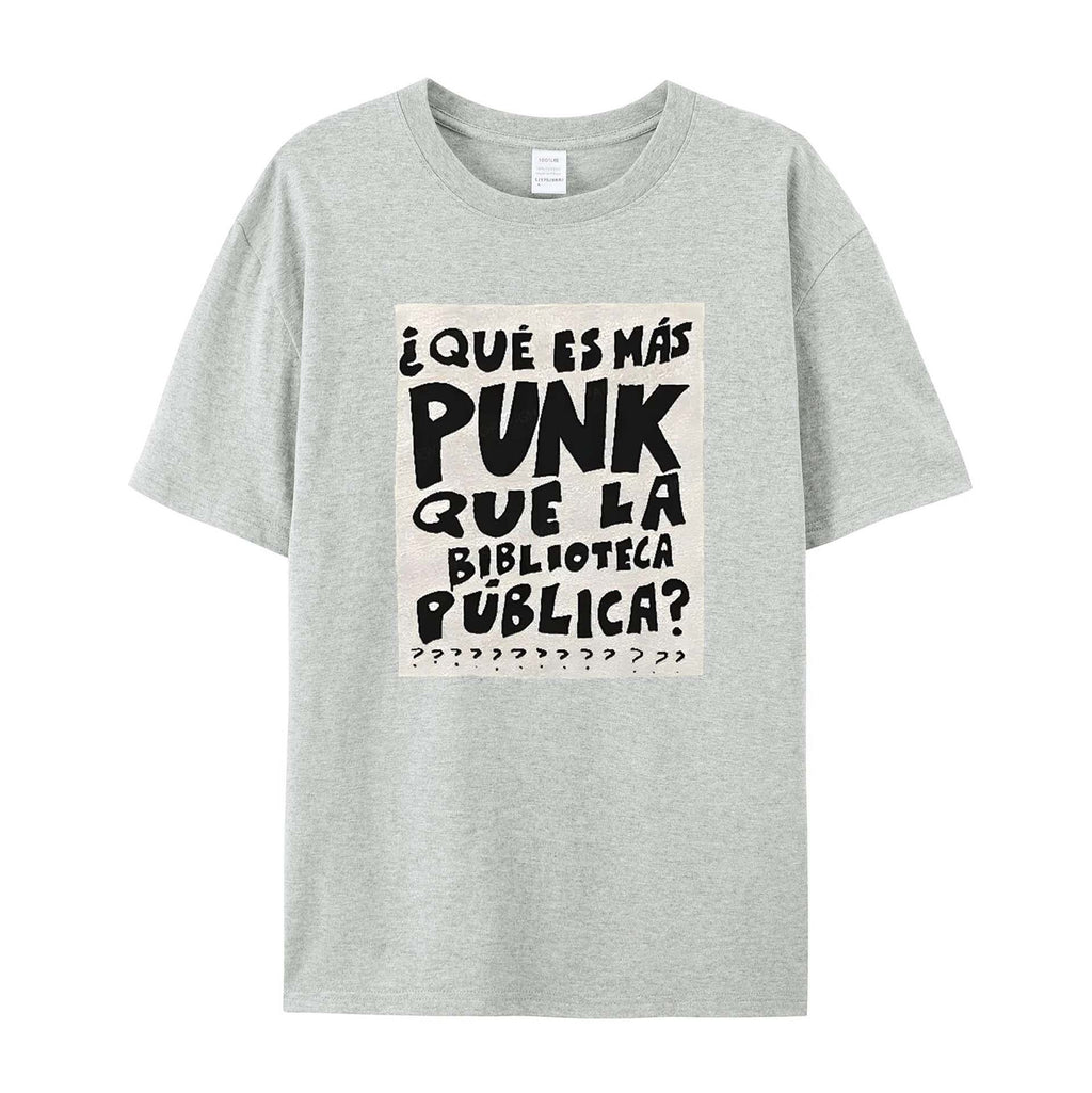 What's More Punk Than The Public Library cotton T-shirt