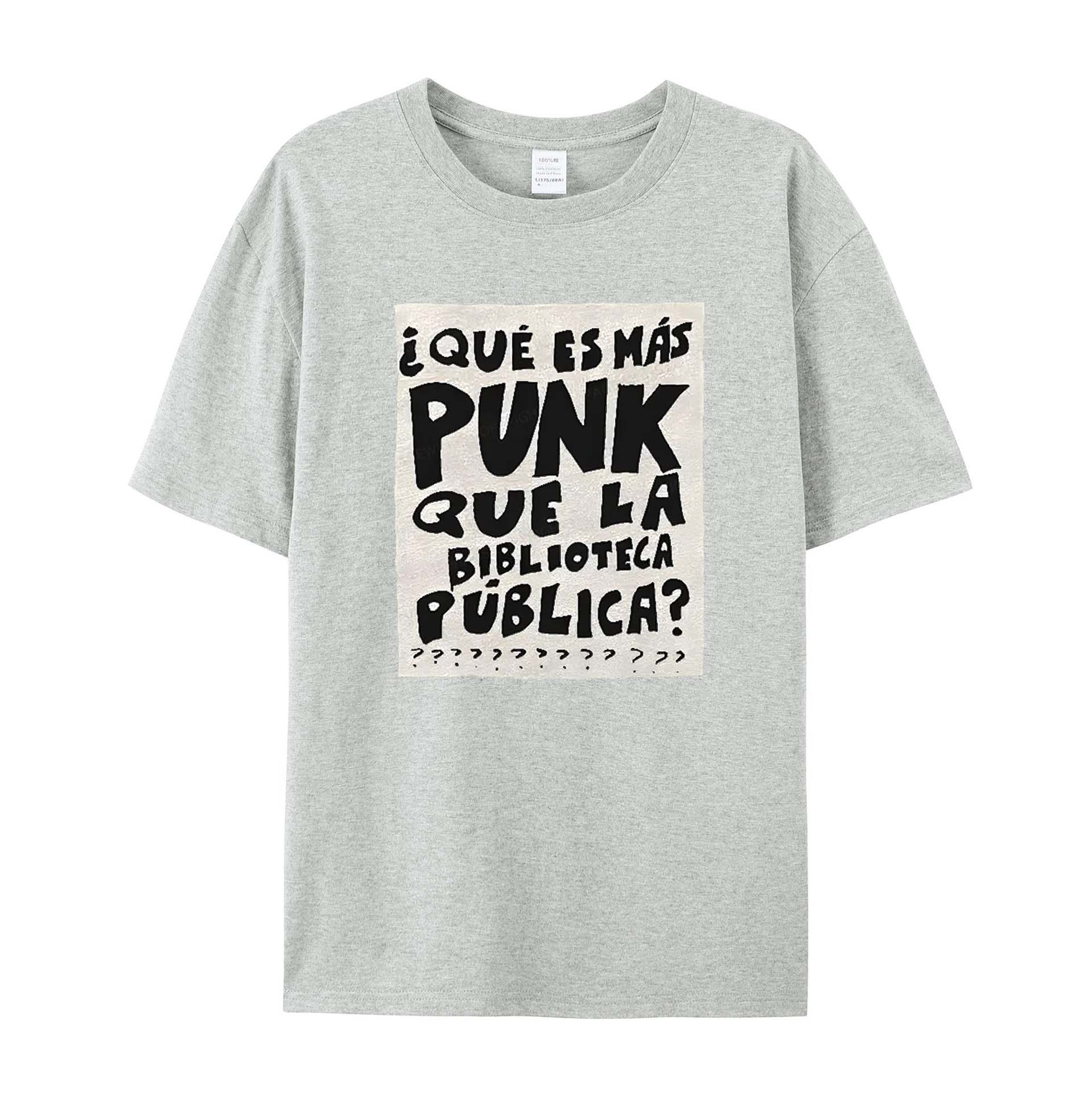 What's More Punk Than The Public Library cotton T-shirt