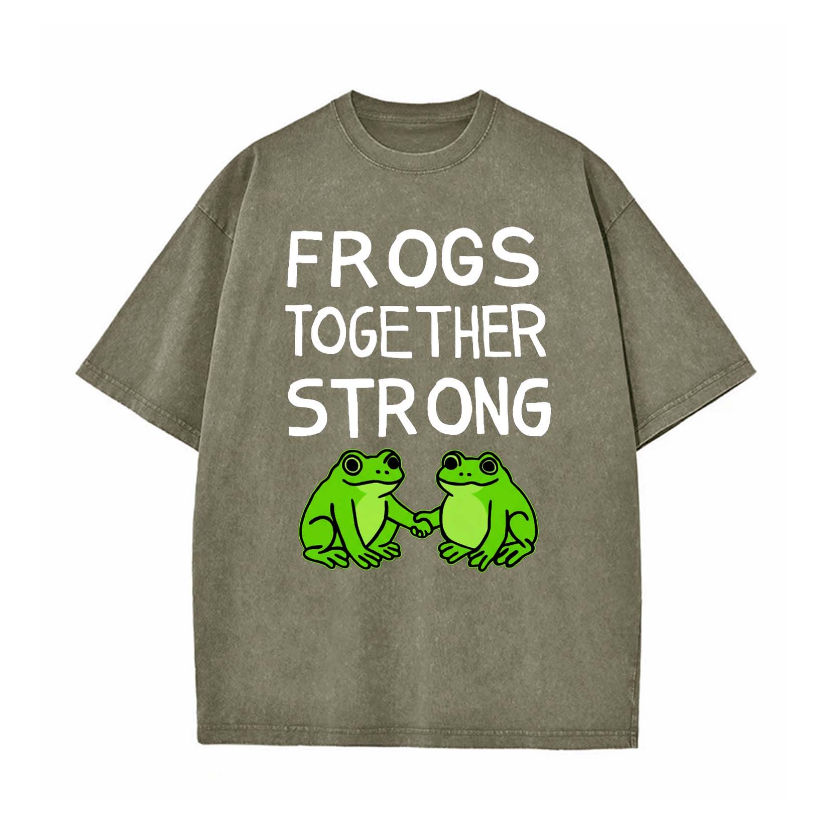 Frogs Together Strong Protest Shirt T-shirt