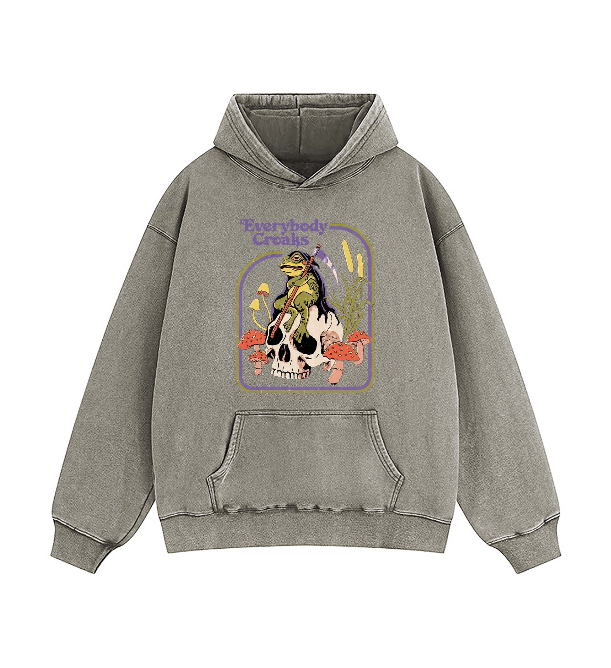 Halloween Retro washed Hoodie