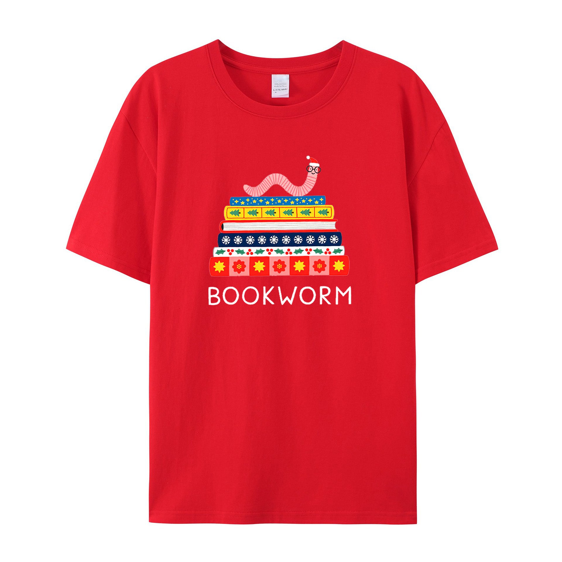 BOOK WORM COTTON T-SHIRTS
