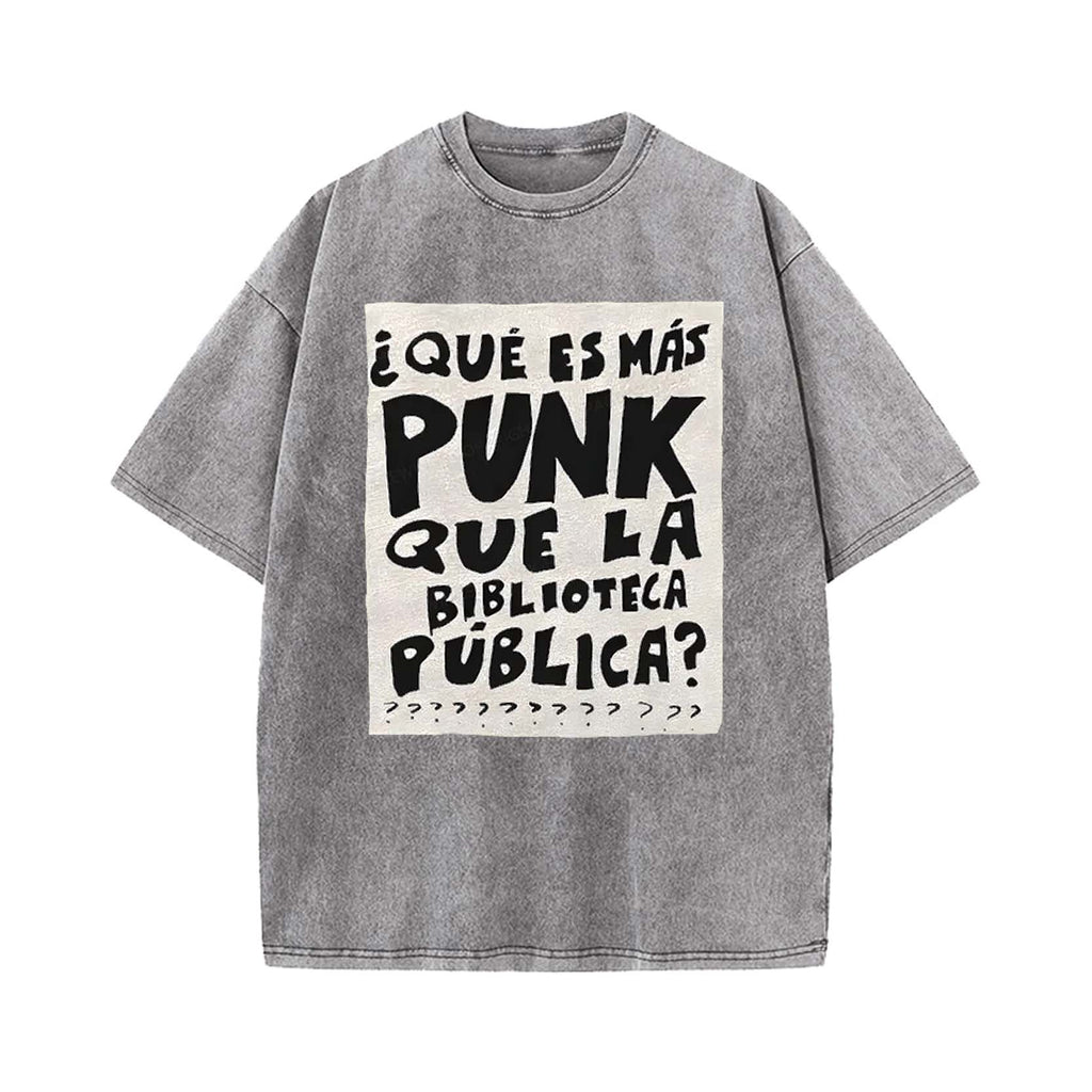 What's More Punk Than The Public Library T-shirt