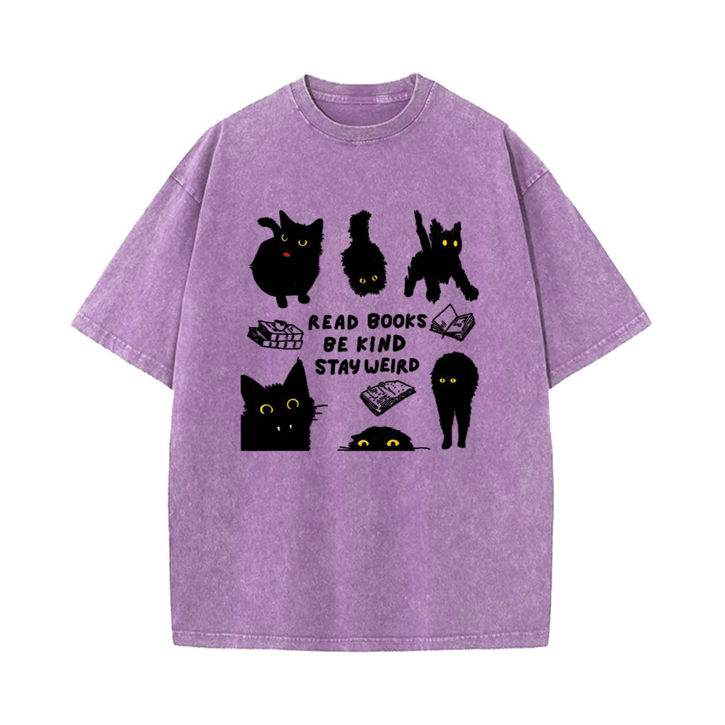 Read Books Be Kind Stay Weird T-shirt