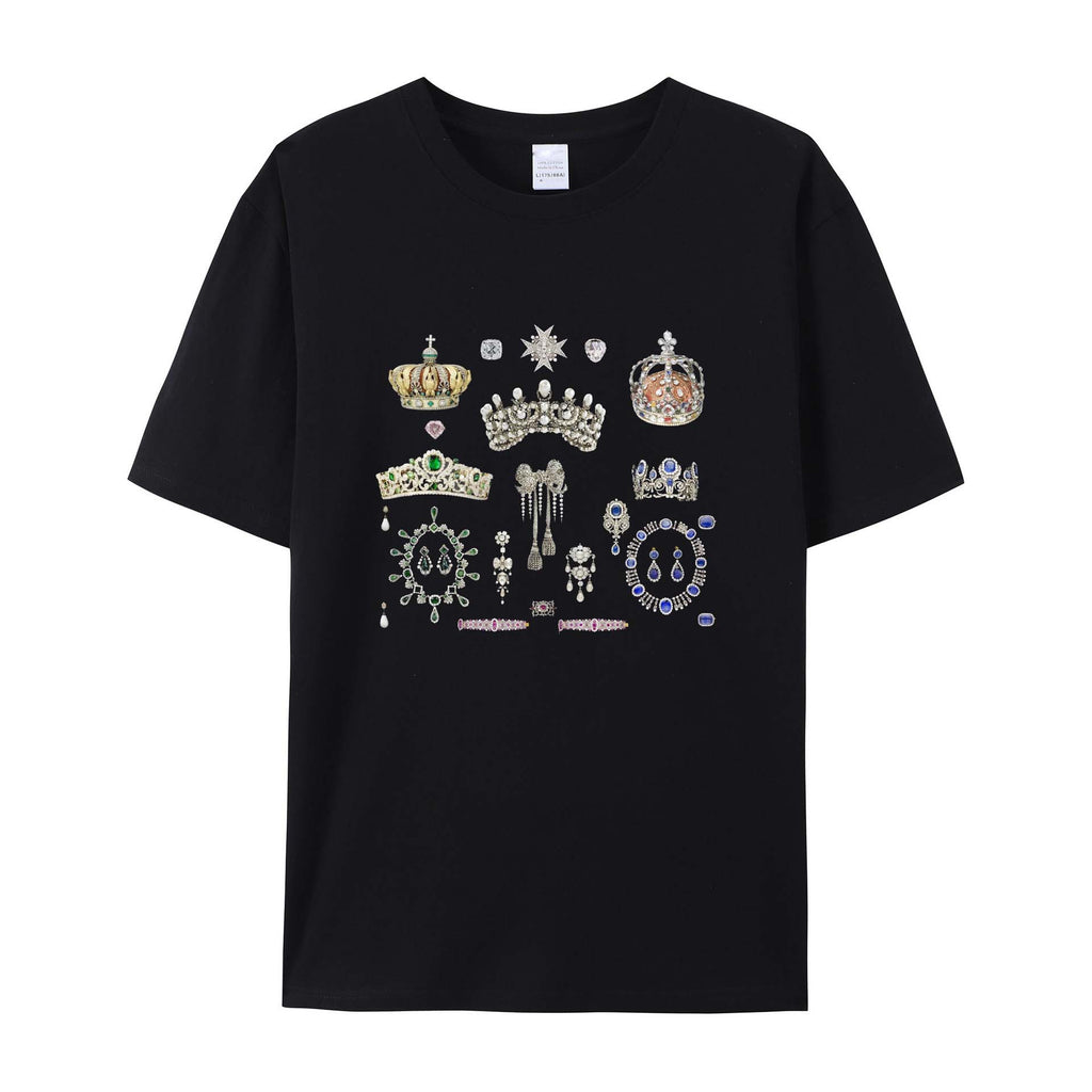 Louvre Stolen Crown Jewels Of Paris Cotton T-Shirts