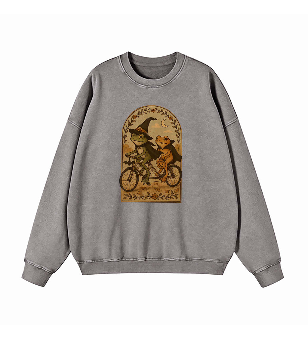 Retro Frog And Toad Comfort Sweatshirt