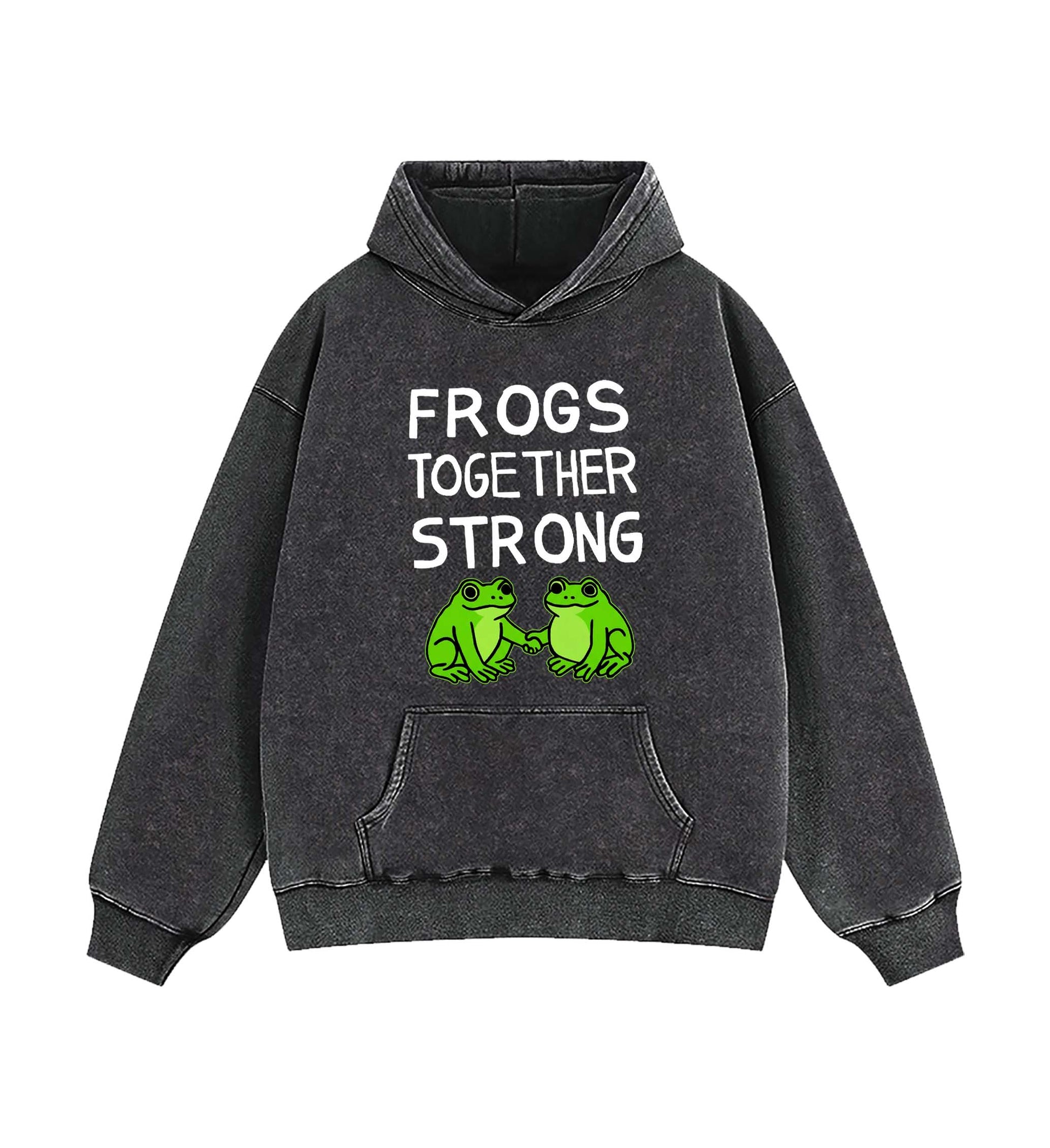 Frogs Together Strong Protest Shirt Hoodie