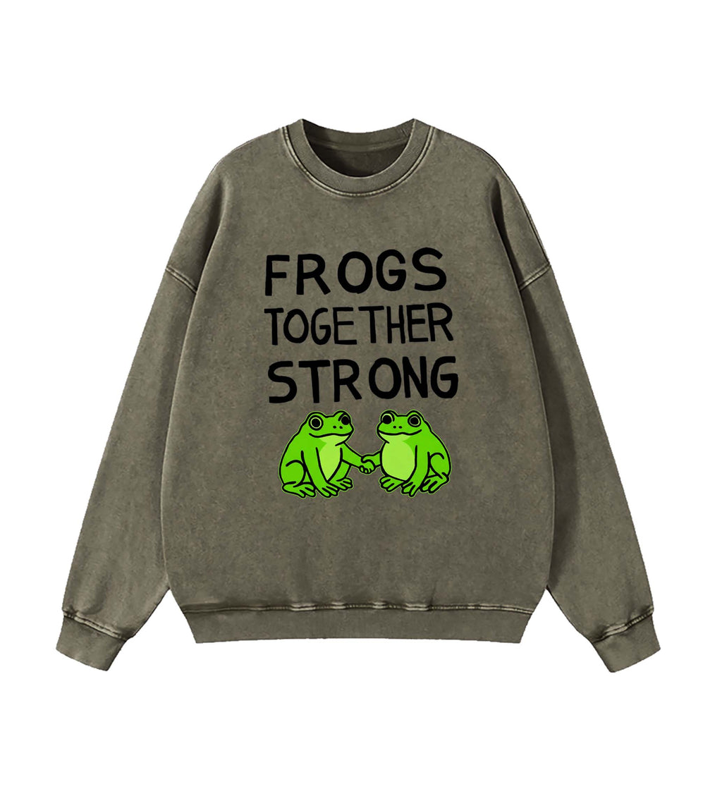 Frogs Together Strong Protest Shirt Sweatshirt