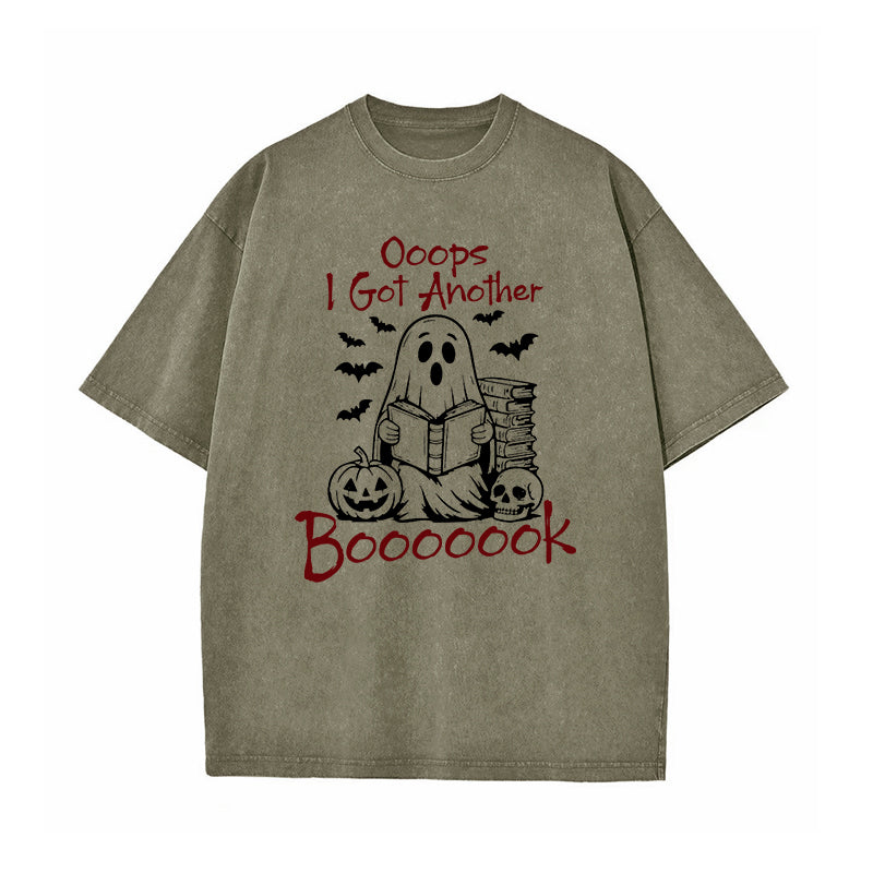 Oops I Got Another Book Halloween Washed T-Shirt