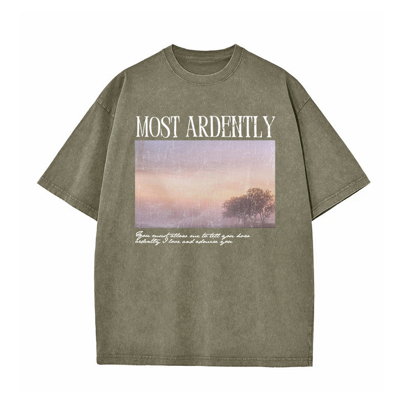 Pride & Prejudice Most Ardently Washed T-Shirt