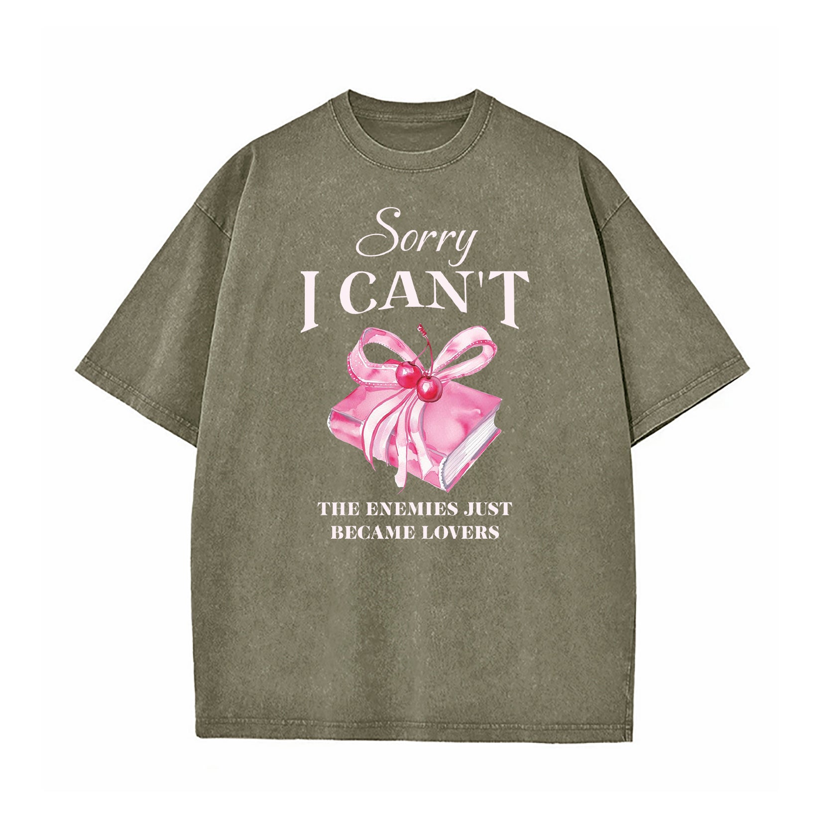 Enemies To Lovers Dark Romance Washed T-Shirt