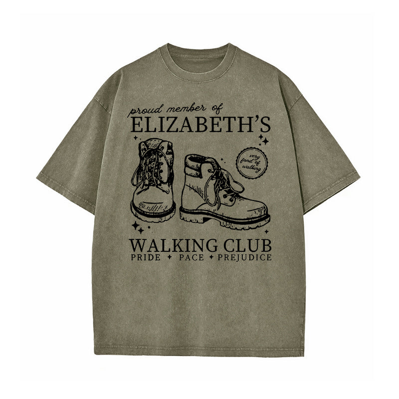 Very Fond Of Walking Washed T-Shirt