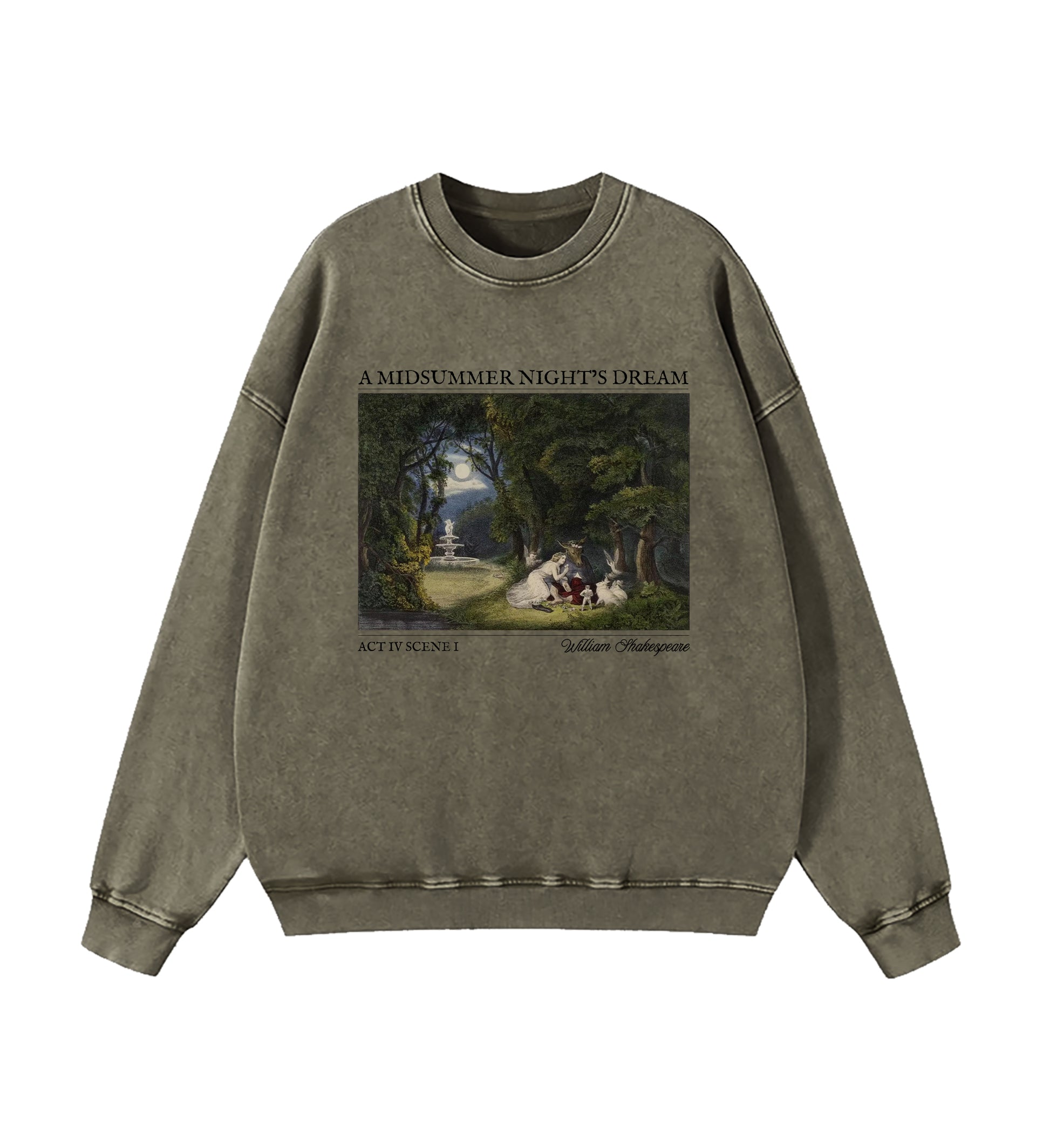 Shakespeare A Midsummer Night's Dream Washed Sweatshirt