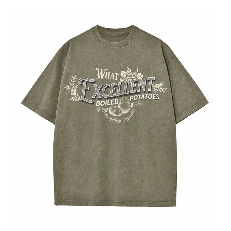 Excellent Boiled Potatoes Pride & Prejudice Washed T-Shirt