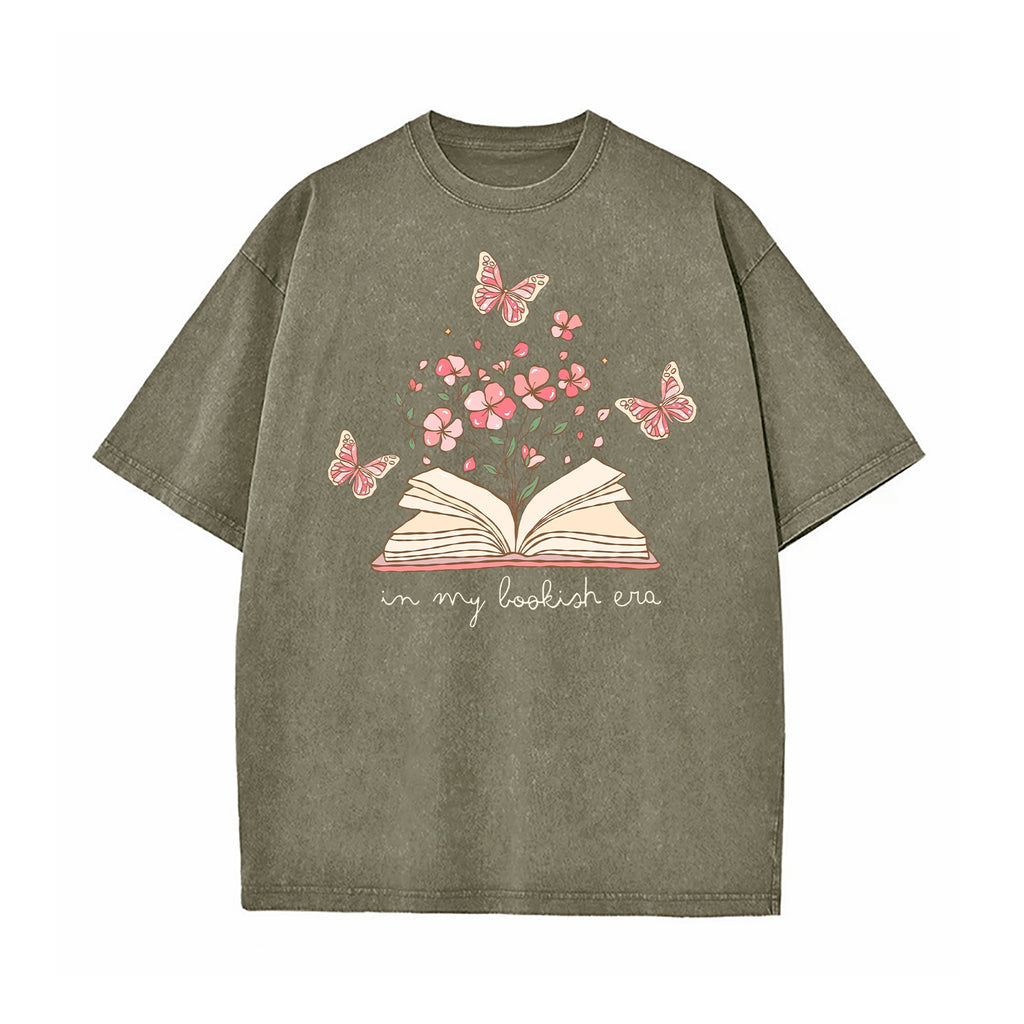 In My Bookish Era Washed T-Shirt