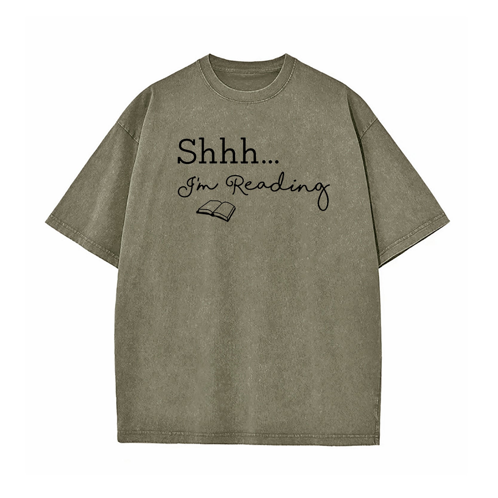 Shhh... I'm Reading Washed T-Shirt