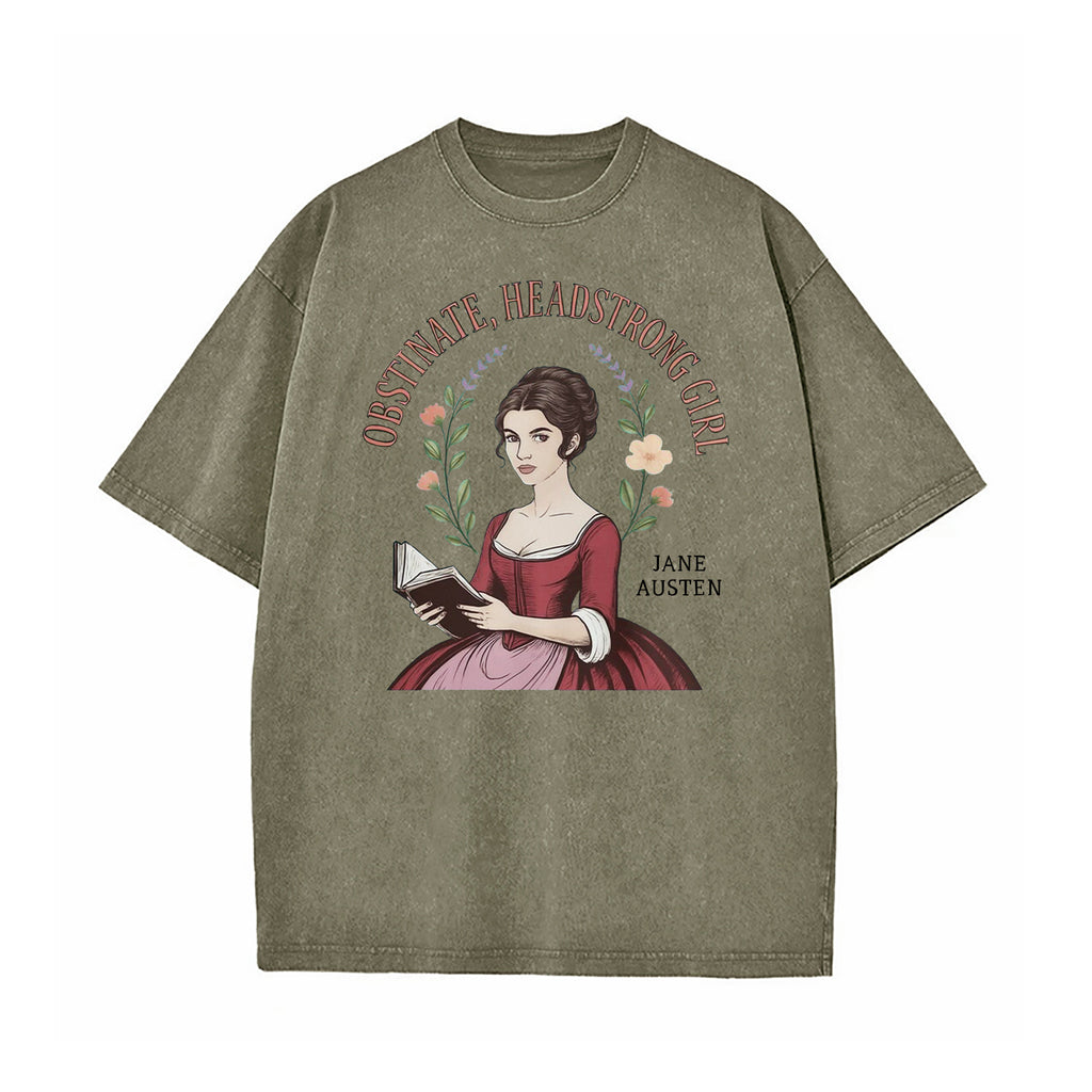 Obstinate Headstrong Girl Washed T-Shirt