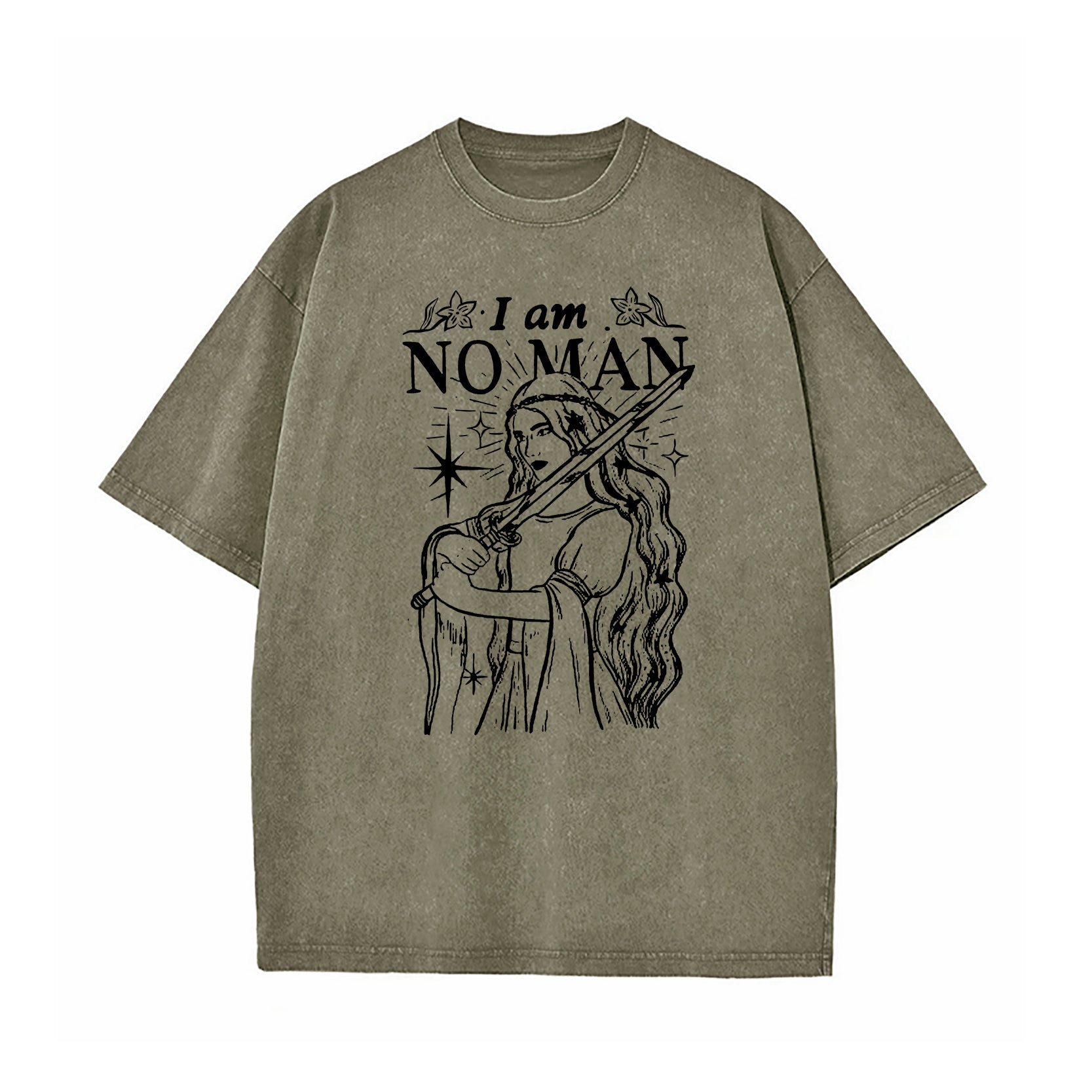 I Am No Man Eowyn Washed T-Shirt
