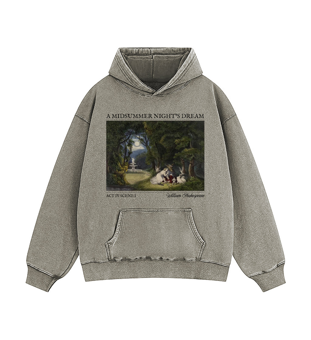 Shakespeare A Midsummer Night's Dream Washed Hoodie