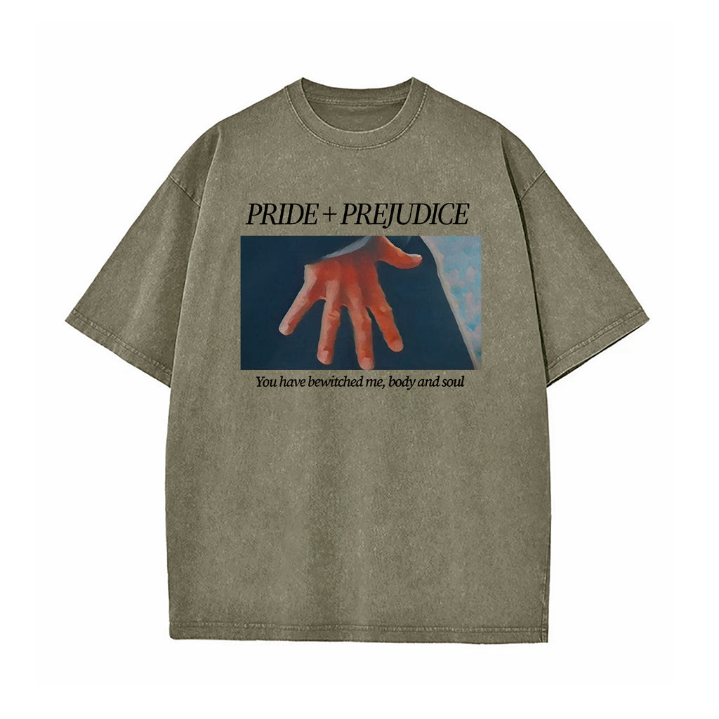 Pride And Prejudice Hand Flex Washed T-Shirt