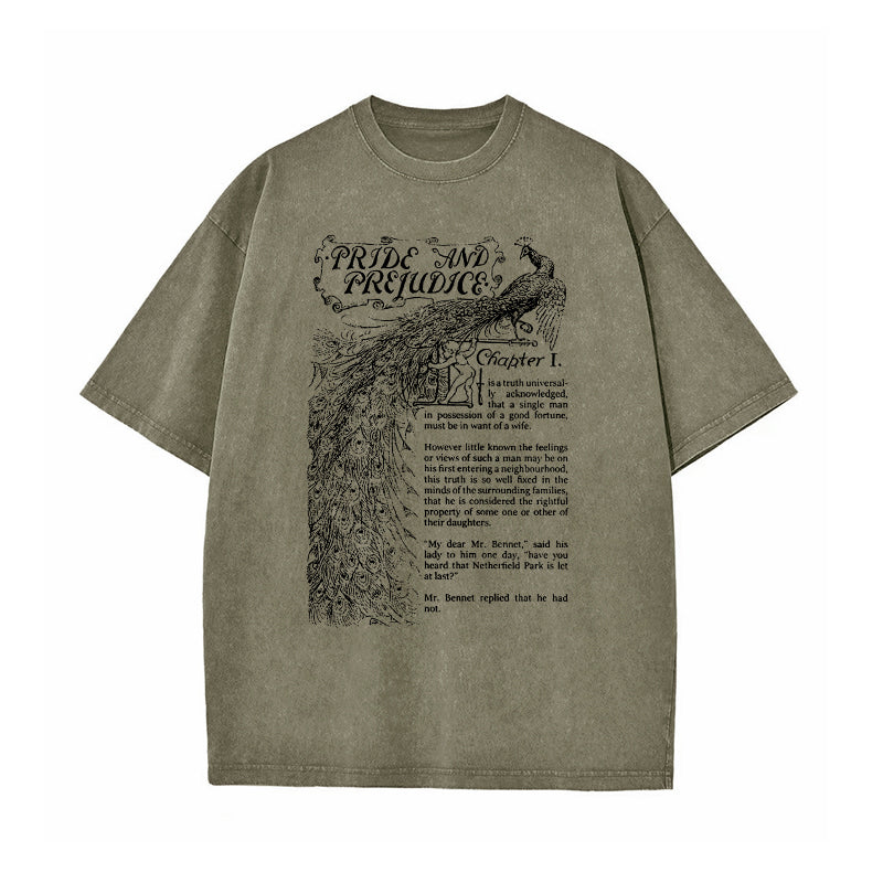 Pride And Prejudice Washed T-Shirt