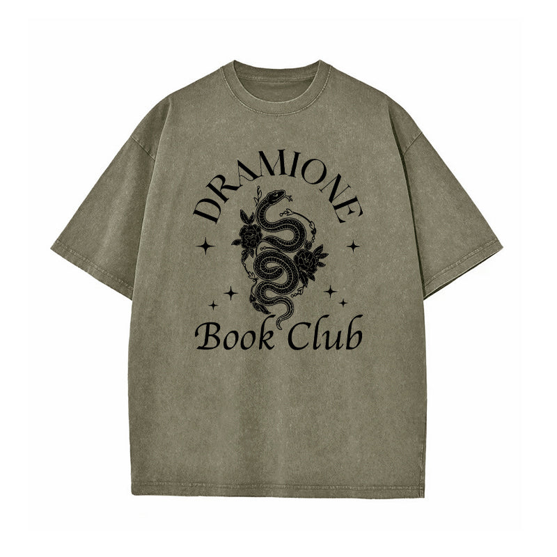 Dramione Enemies To Lovers Book Club Washed T-Shirt