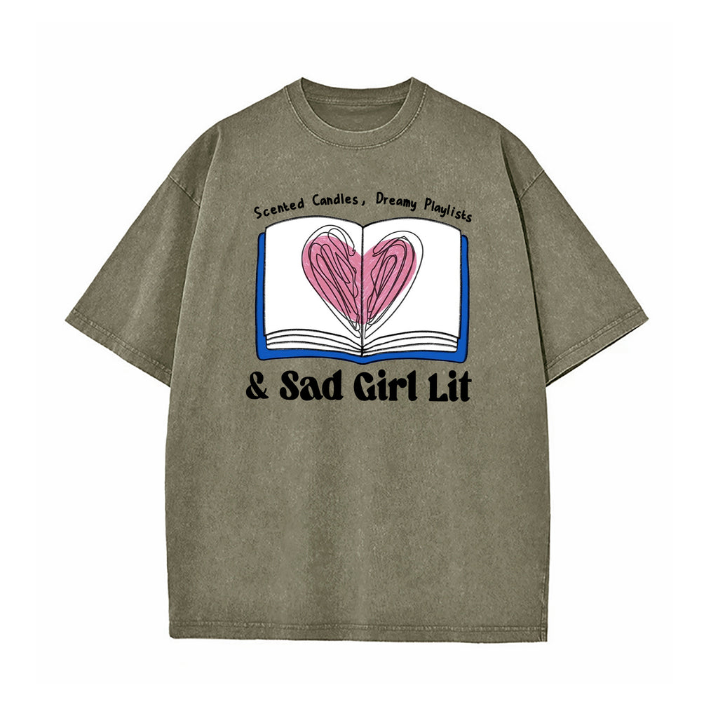 Sad Girl Lit Washed T-Shirt