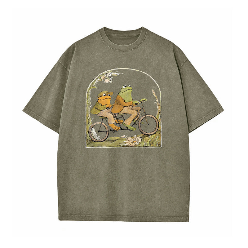 Frog And Toad Washed T-Shirt