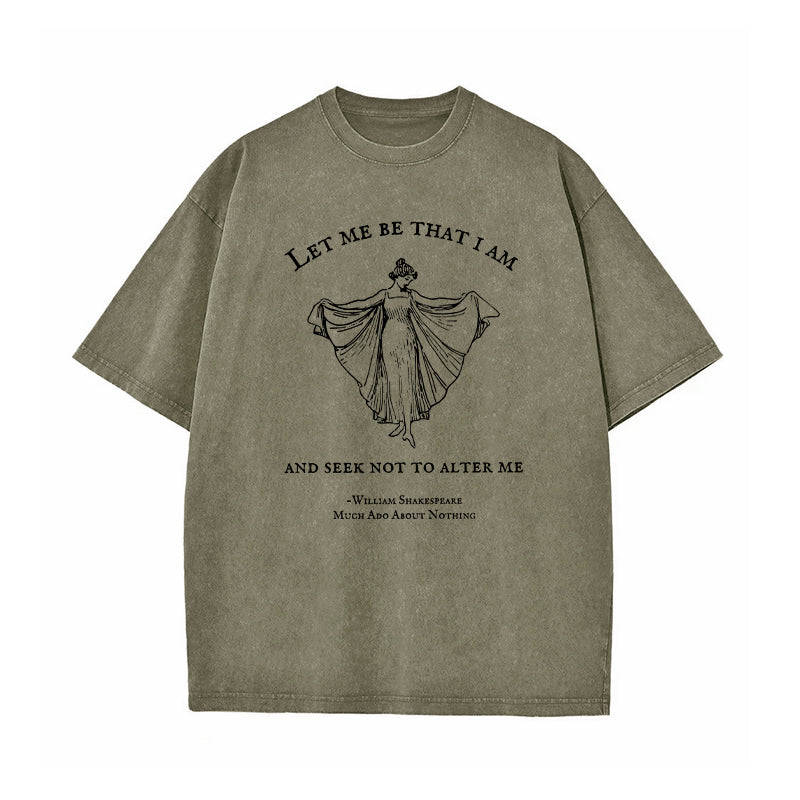 Shakespeare Much Ado About Nothing Washed T-Shirt