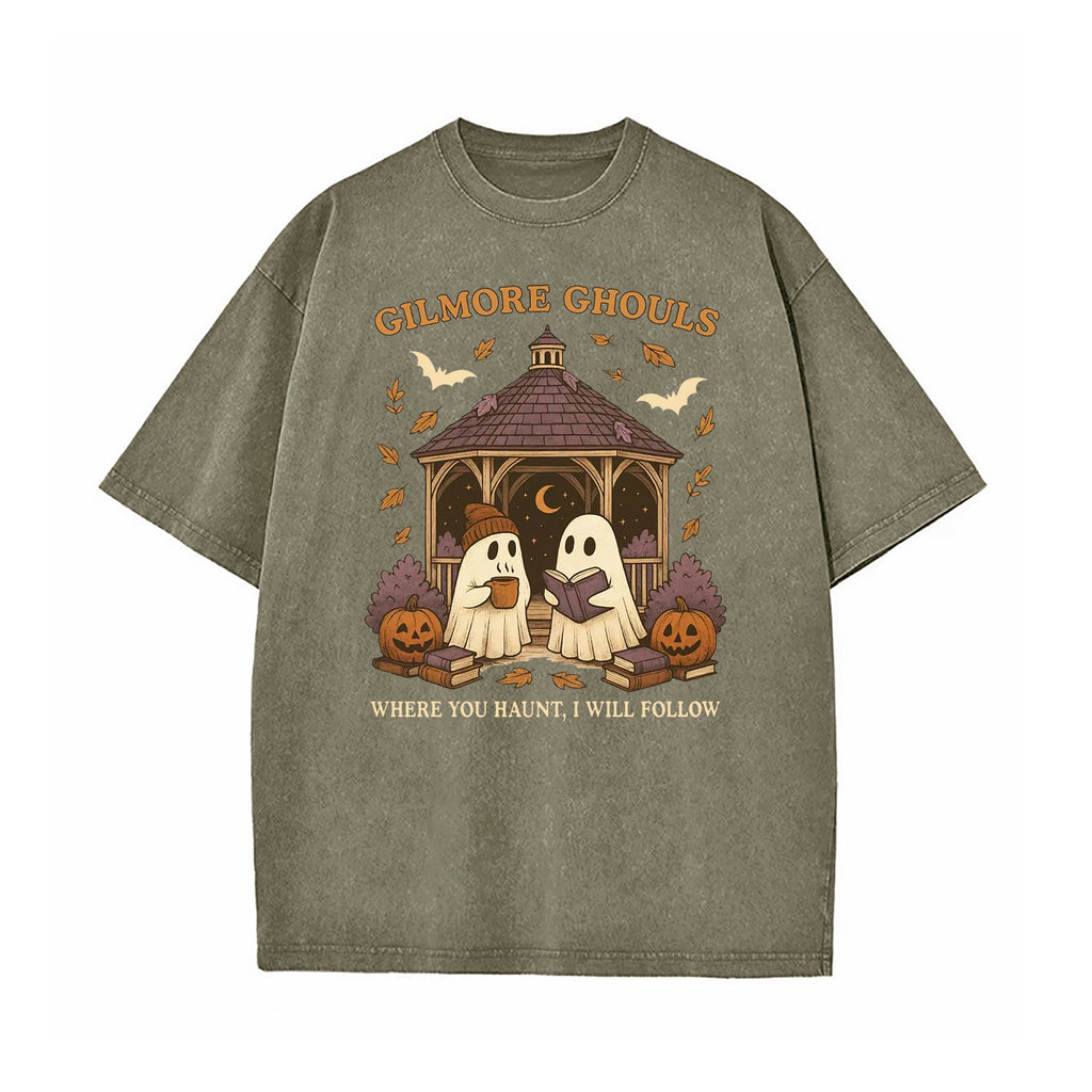 Where You Haunt I Will Follow Washed T-Shirt