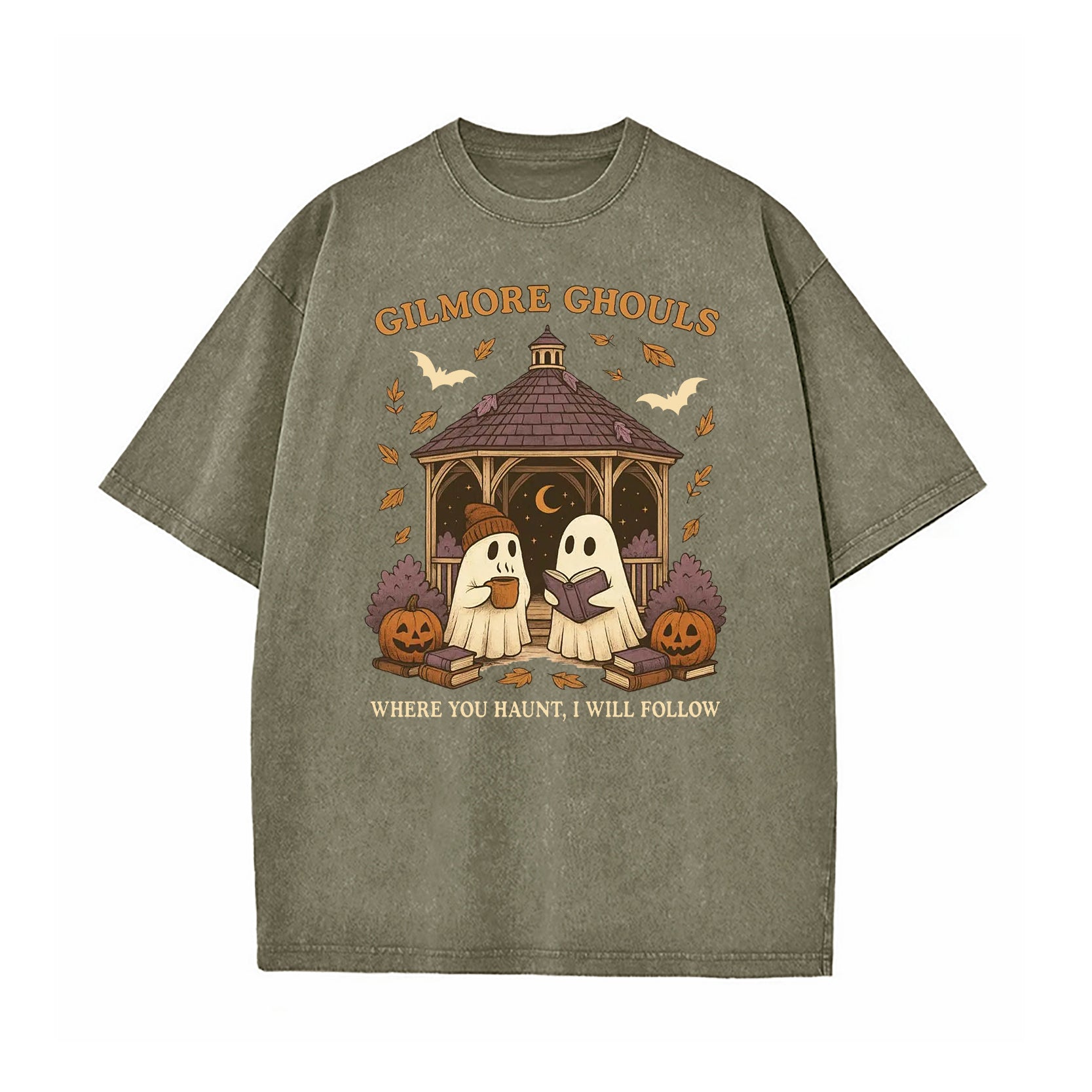 Where You Haunt I Will Follow Washed T-Shirt