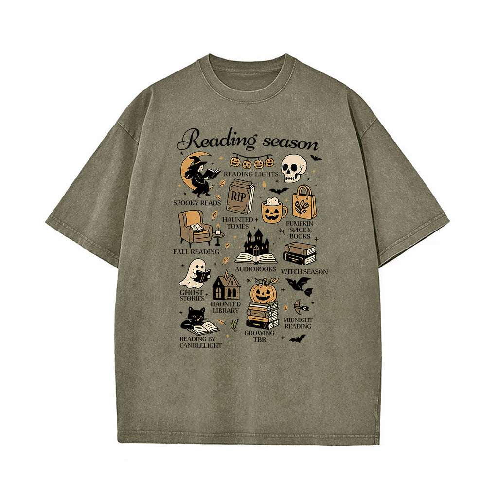 Reading Season Washed T-Shirt