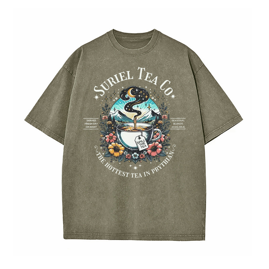 Suriel Tea Co Washed T-Shirt