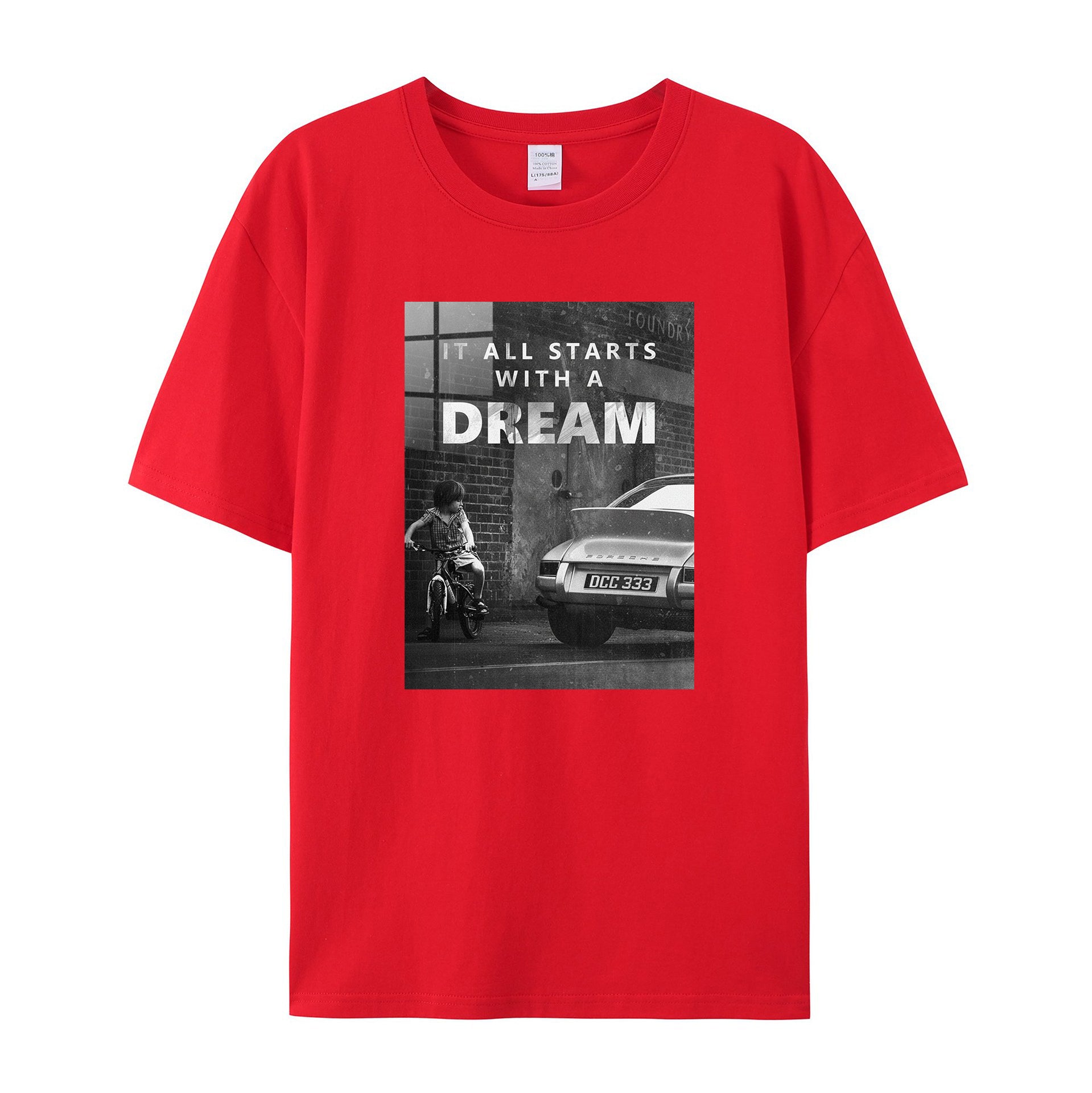 It All Starts With A Dream Cotton T-Shirts