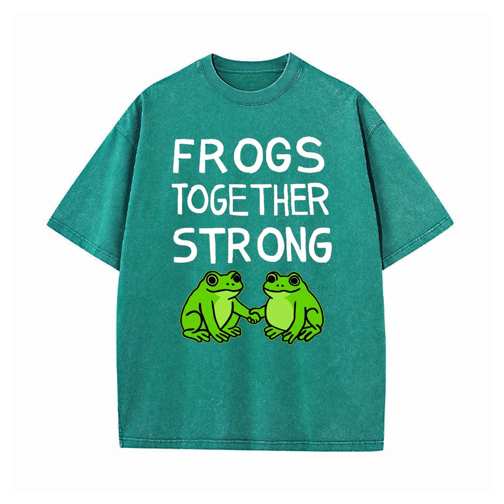 Frogs Together Strong Protest Shirt T-shirt