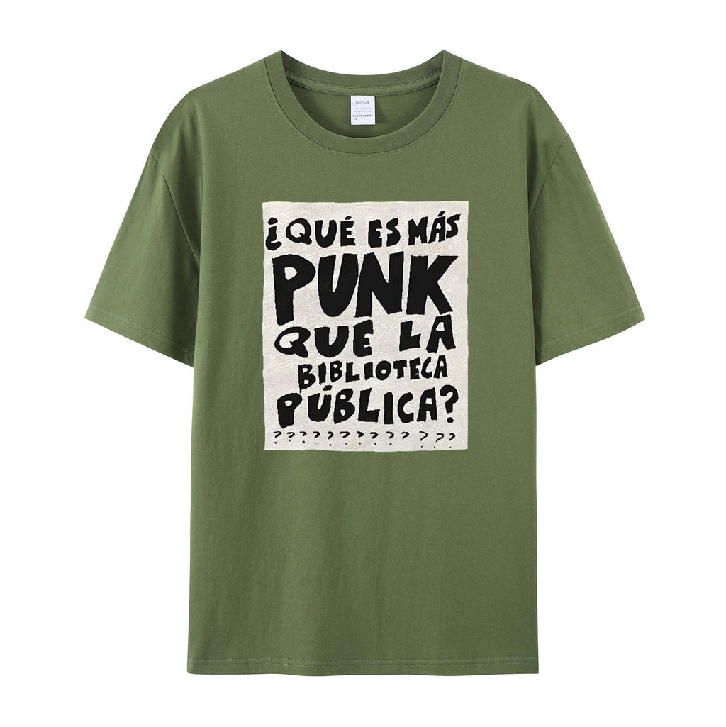 What's More Punk Than The Public Library cotton T-shirt