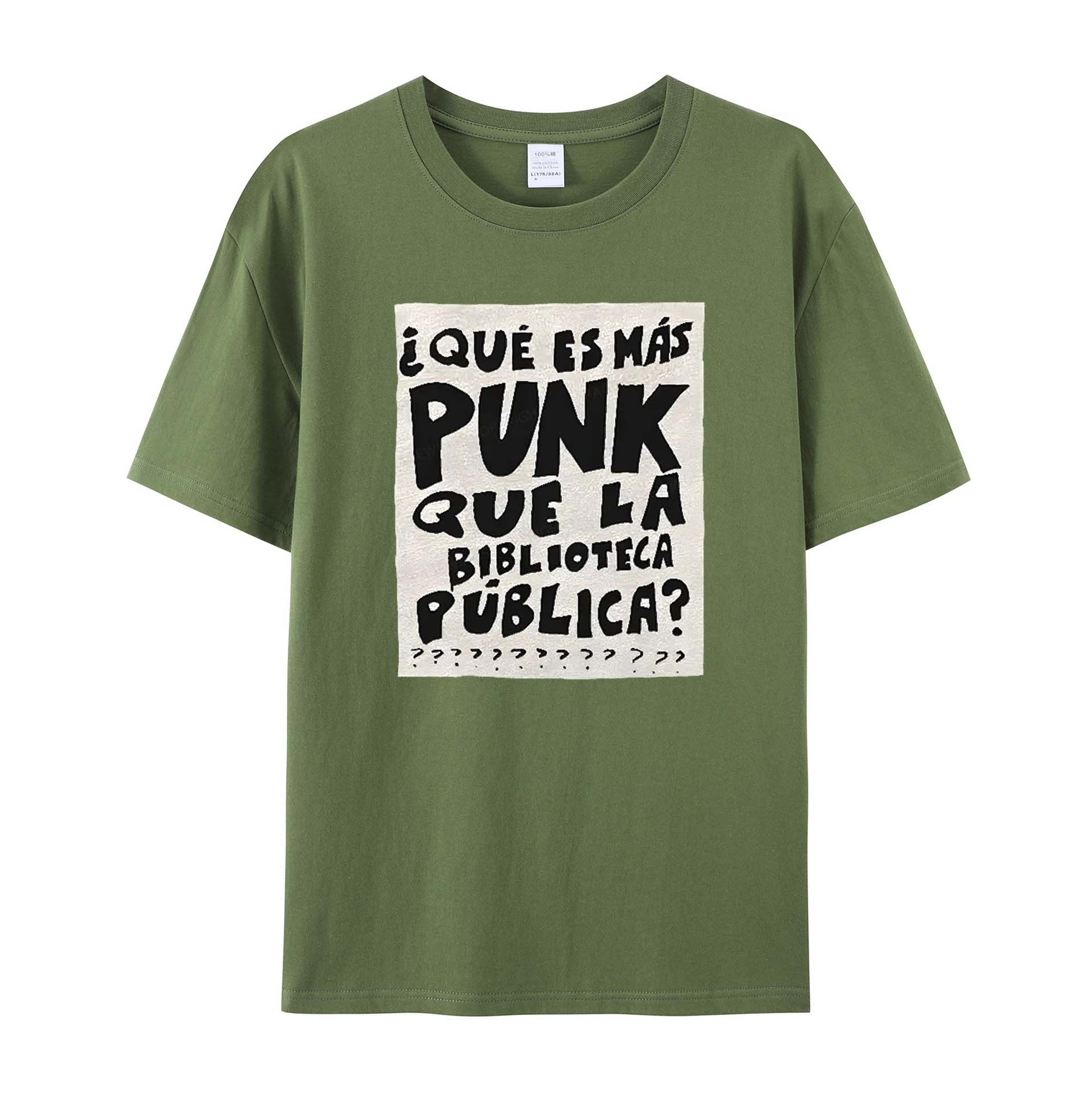 What's More Punk Than The Public Library cotton T-shirt