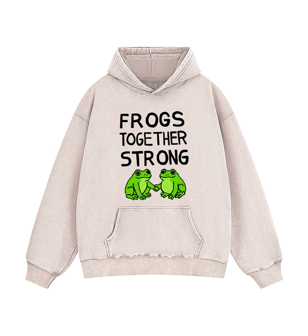 Frogs Together Strong Protest Shirt Hoodie