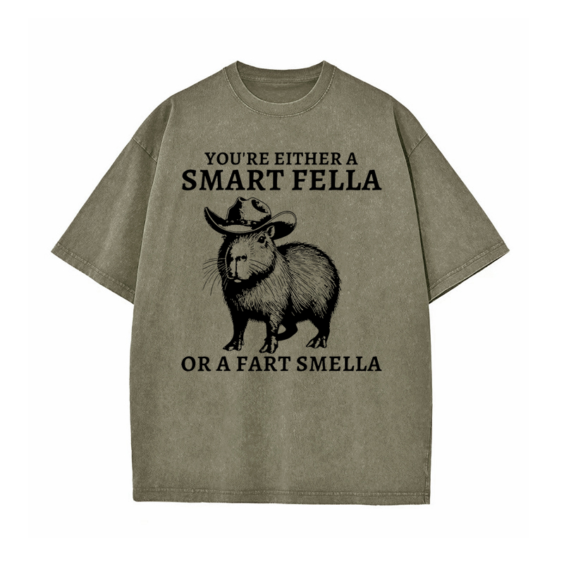 Vintage 90s Funny Capybara T-shirt