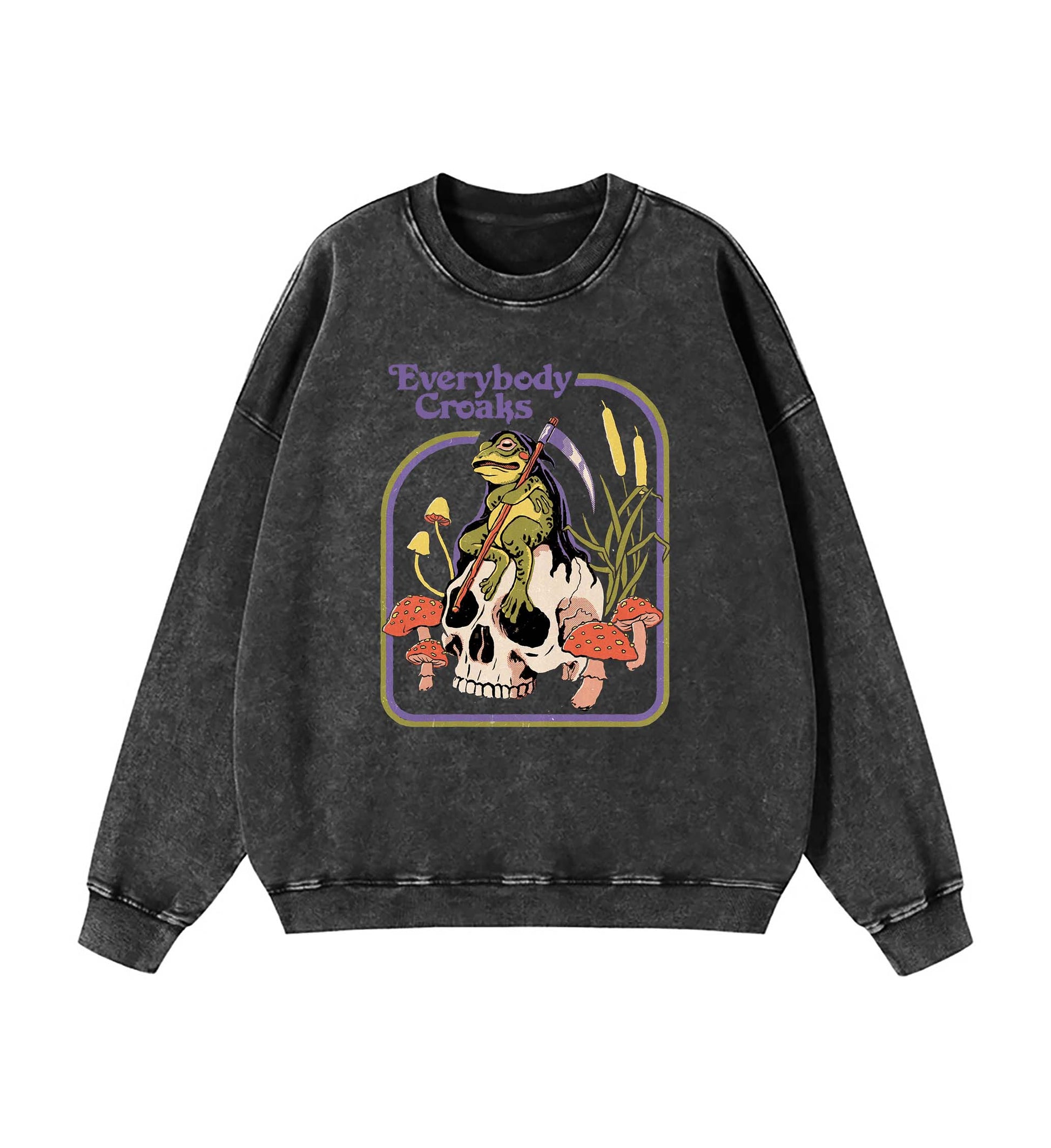 Halloween Retro Washed Sweatshirt